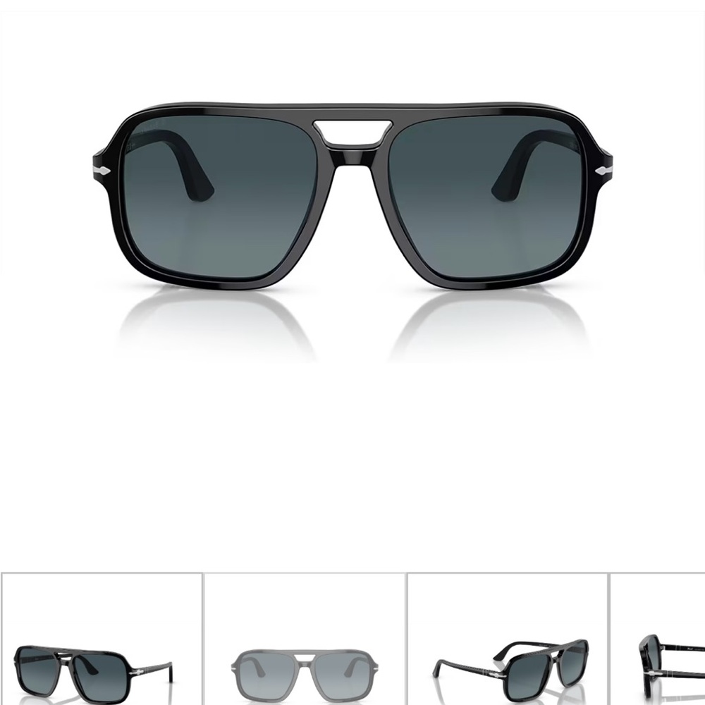 Persol Black Polarized Sunglasses